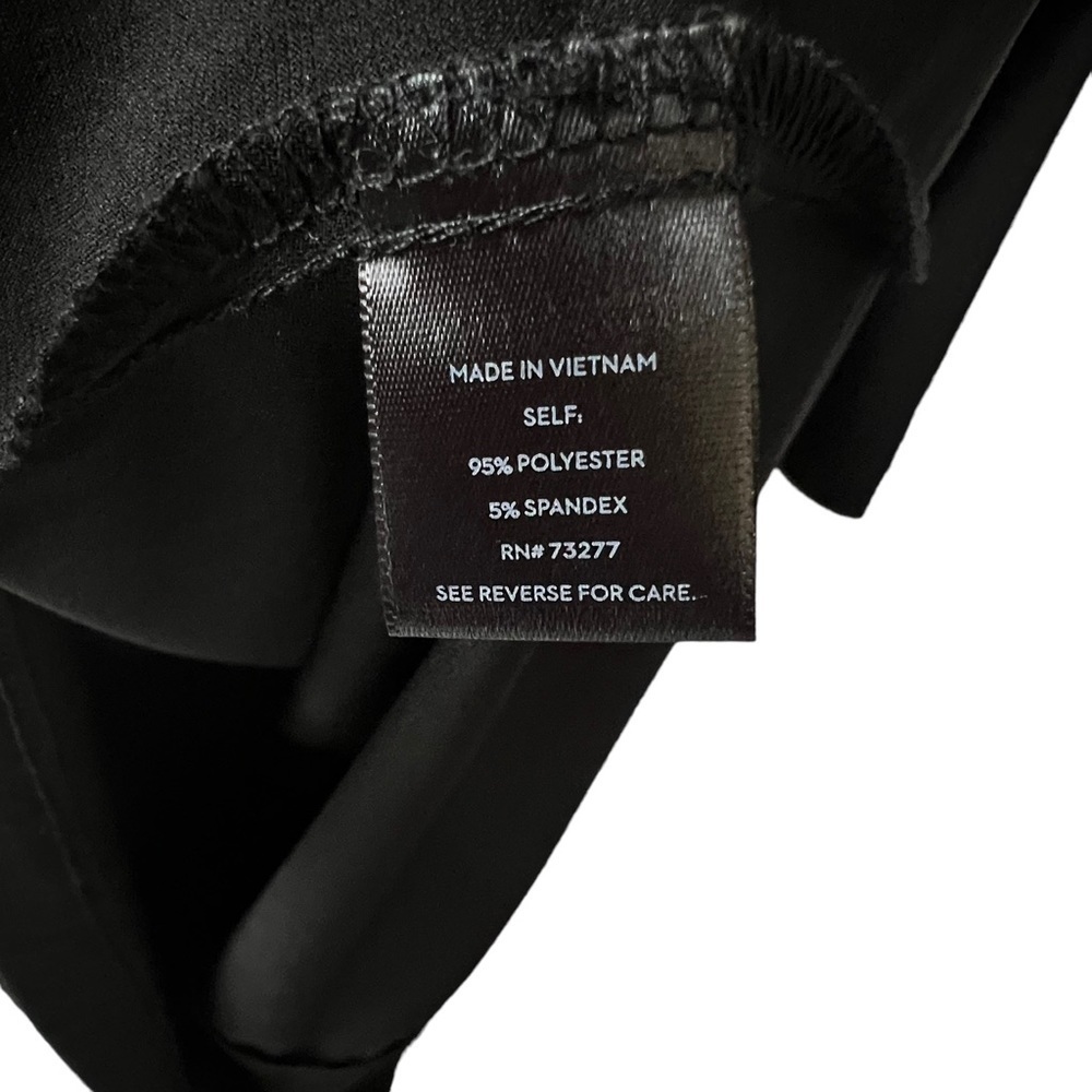 Simply Vera Wang Womens Black Side Ruched L/S Dress Sz XXL 2XL Formal Holiday - Picture 4 of 7